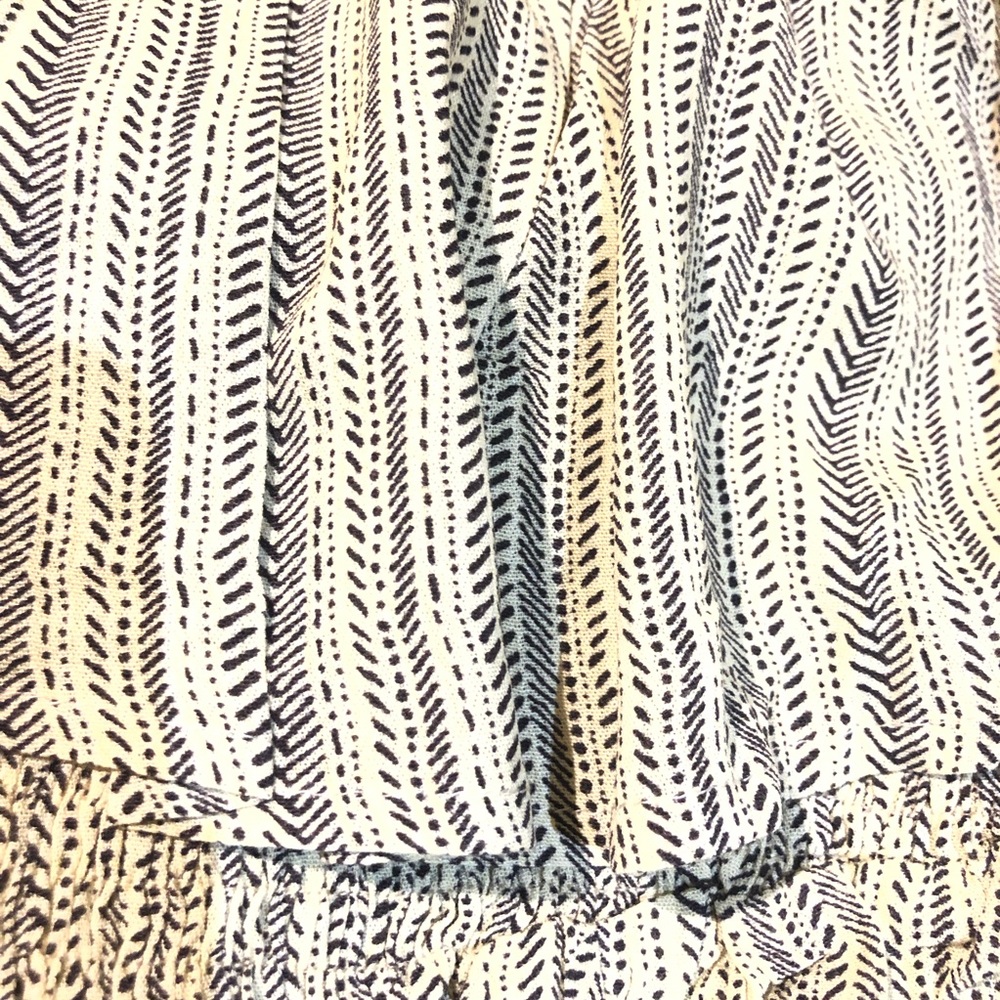 Off the Shoulder Smocked Ruffled High Waist Romper - Picture 4 of 5